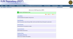 Desktop Screenshot of irep.iium.edu.my